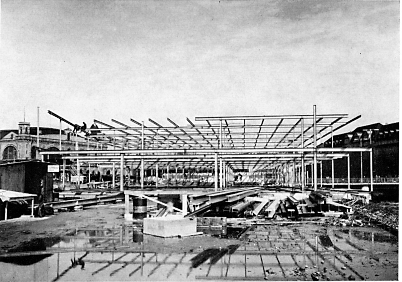Globus-Provisorium im Bau 1960 – BAZ Archiv      